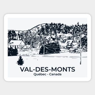 Val-des-Monts - Québec Magnet